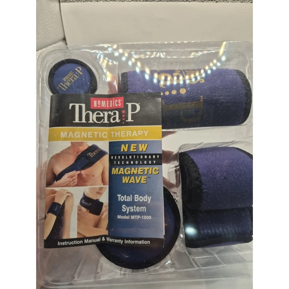 HoMedics Thera P Magnetic Therapy System Total Body 8 Piece - 29 Magnets READ